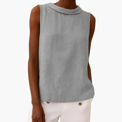 Women's Sleeveless Roll Neck