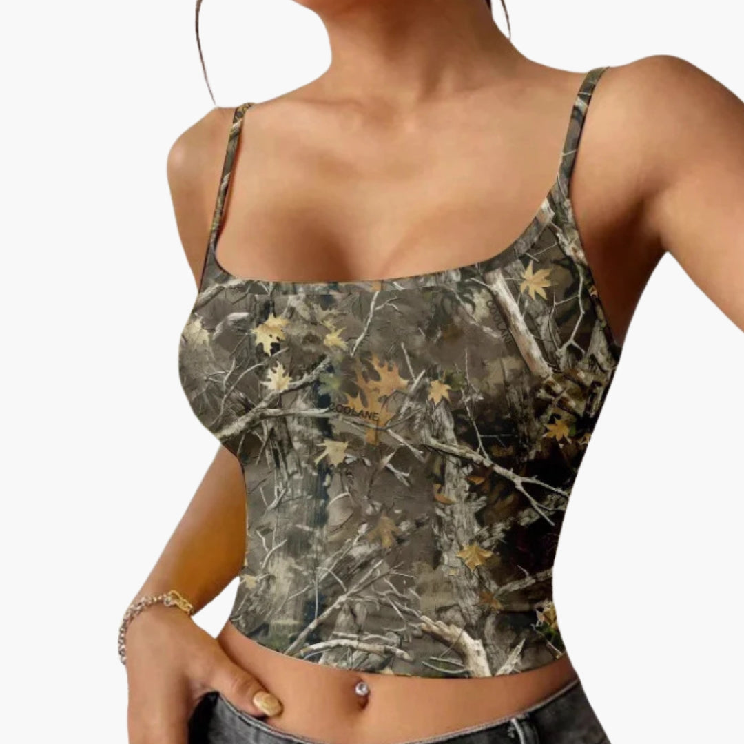 Women's Camouflage Sleeveless Lightweight