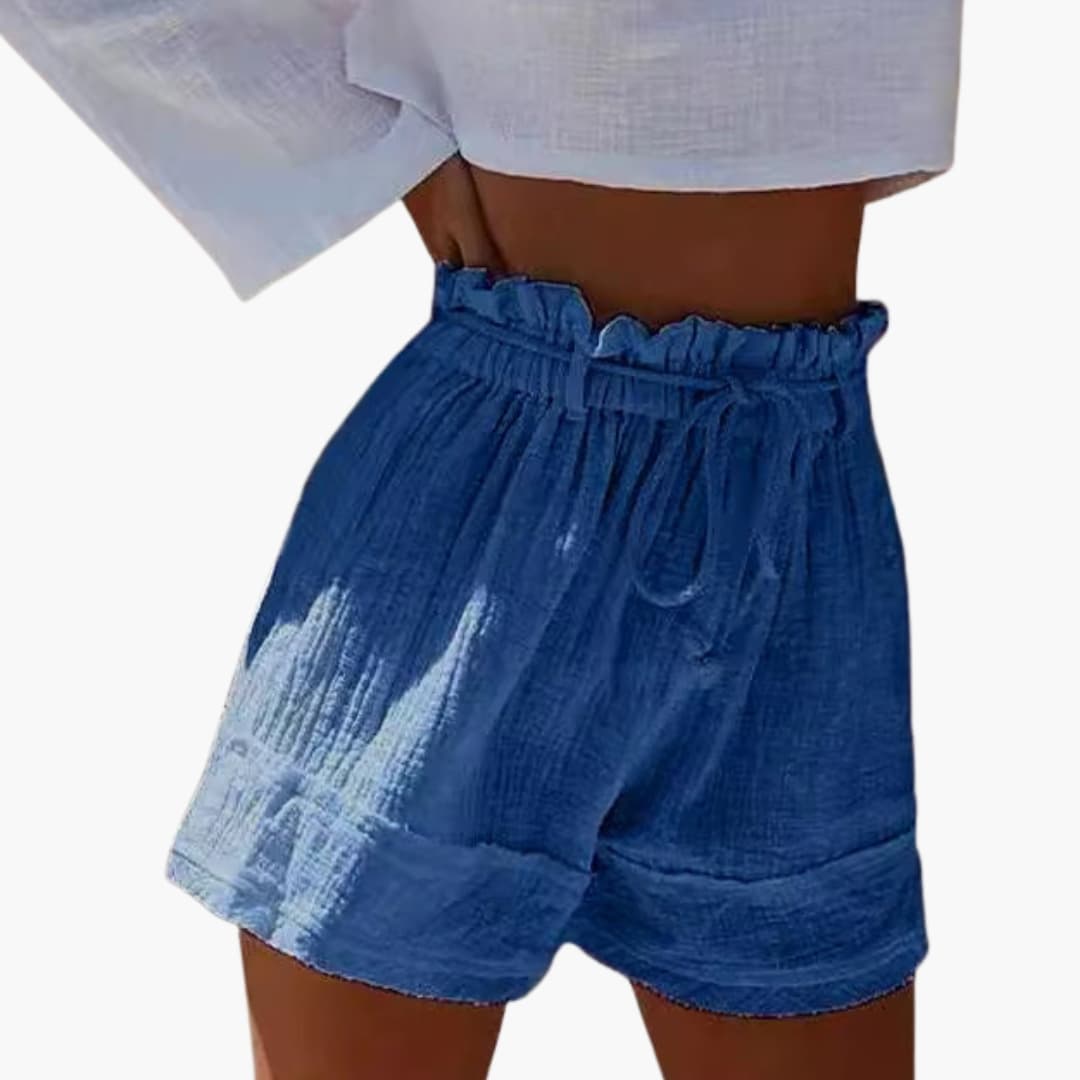 Women's Elastic Waist Shorts Drawstring