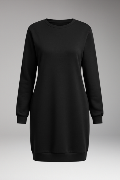 Women's Relaxed Fit Sweatshirt Dress Modern Design