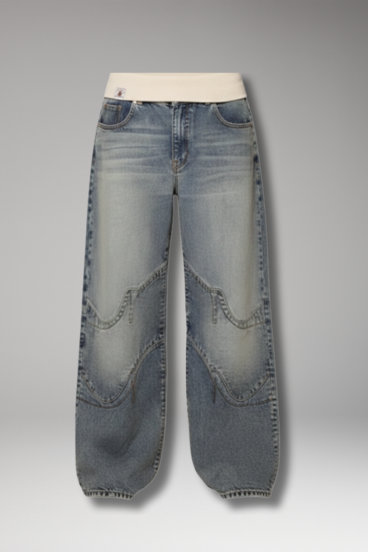 Women's Wide Leg Elastic Waist Trousers