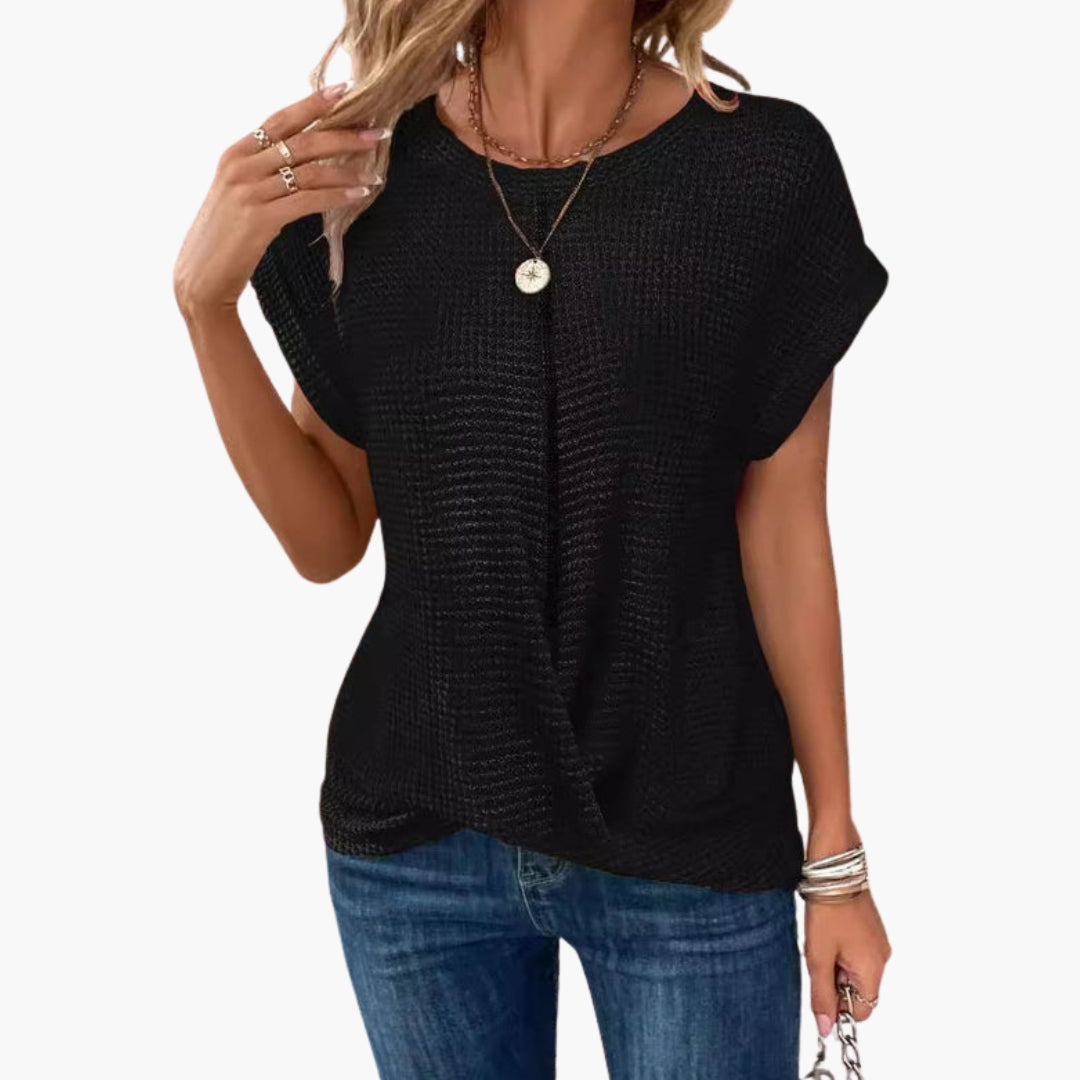 Women's Short Sleeve U-Neck T-Shirt