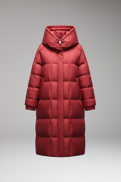 Women's Quilted Winter Coat High Collar