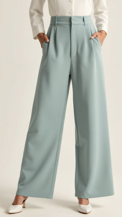 Jasmine | Women’s Spring High-Waist Wide-Leg Pants