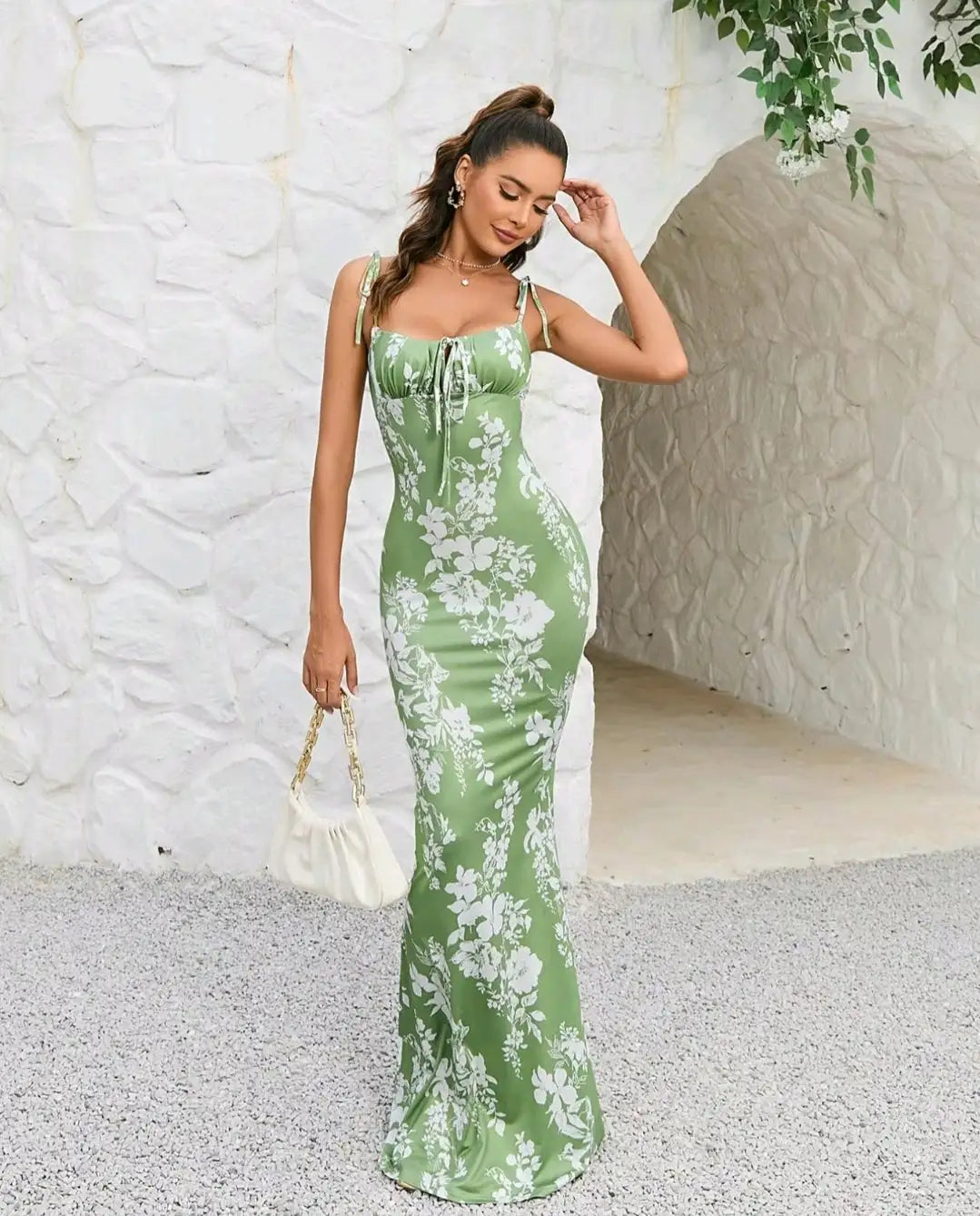 Chic Floral Maxi Dress