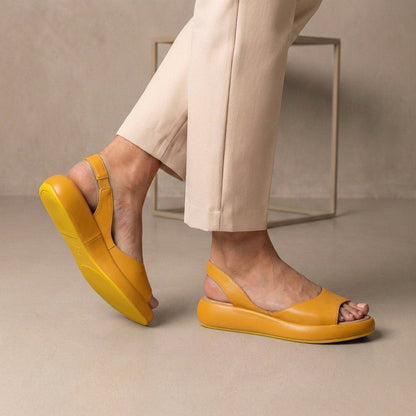 Women's Comfort Sandals Peep-Toe Slingback Cushioned Support