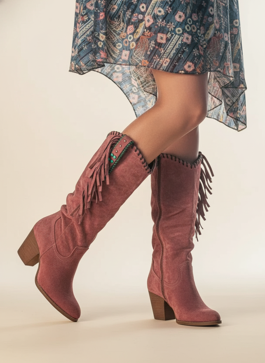 Women's Western Fringe Boots
