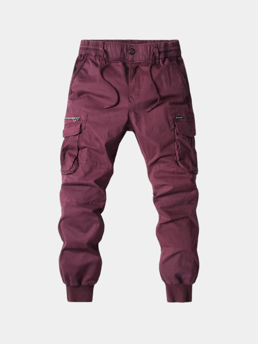 Men's Cargo Jogger Pants Cuffed Hem