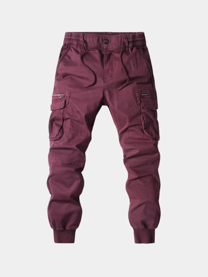 Men's Cargo Jogger Pants Cuffed Hem