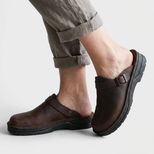 Men’s Slip-On Buckle Sandals