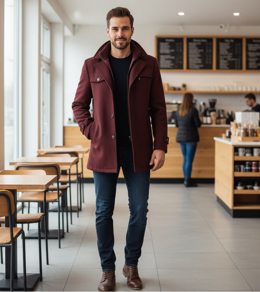 Men’s Modern Tailored Coat