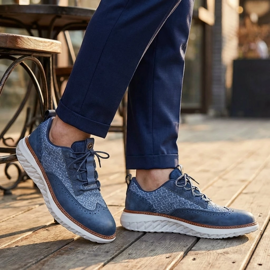 Textured Cushioned Sneakers