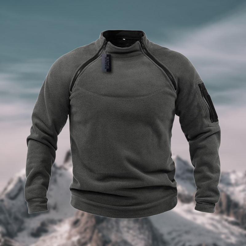 Image of Asher | Men's Mock Neck Pullover Sweater