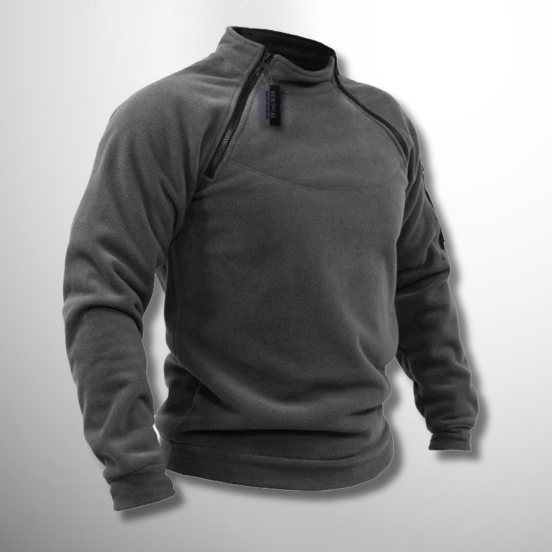 Men's Mock Neck Pullover Sweater