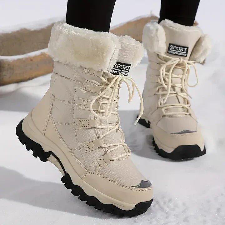 Women's Lace-Up Winter Snow Boots