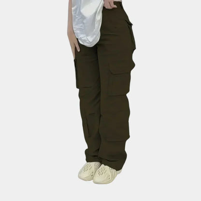 Women's High Waist Cargo Pants