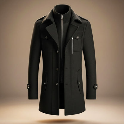 Matteo Legacy Men's Virgin Wool Overcoat