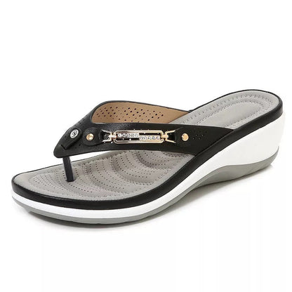 Women's Arch Support Leather Sandals
