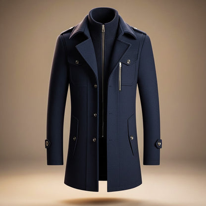 Matteo Legacy Men's Virgin Wool Overcoat