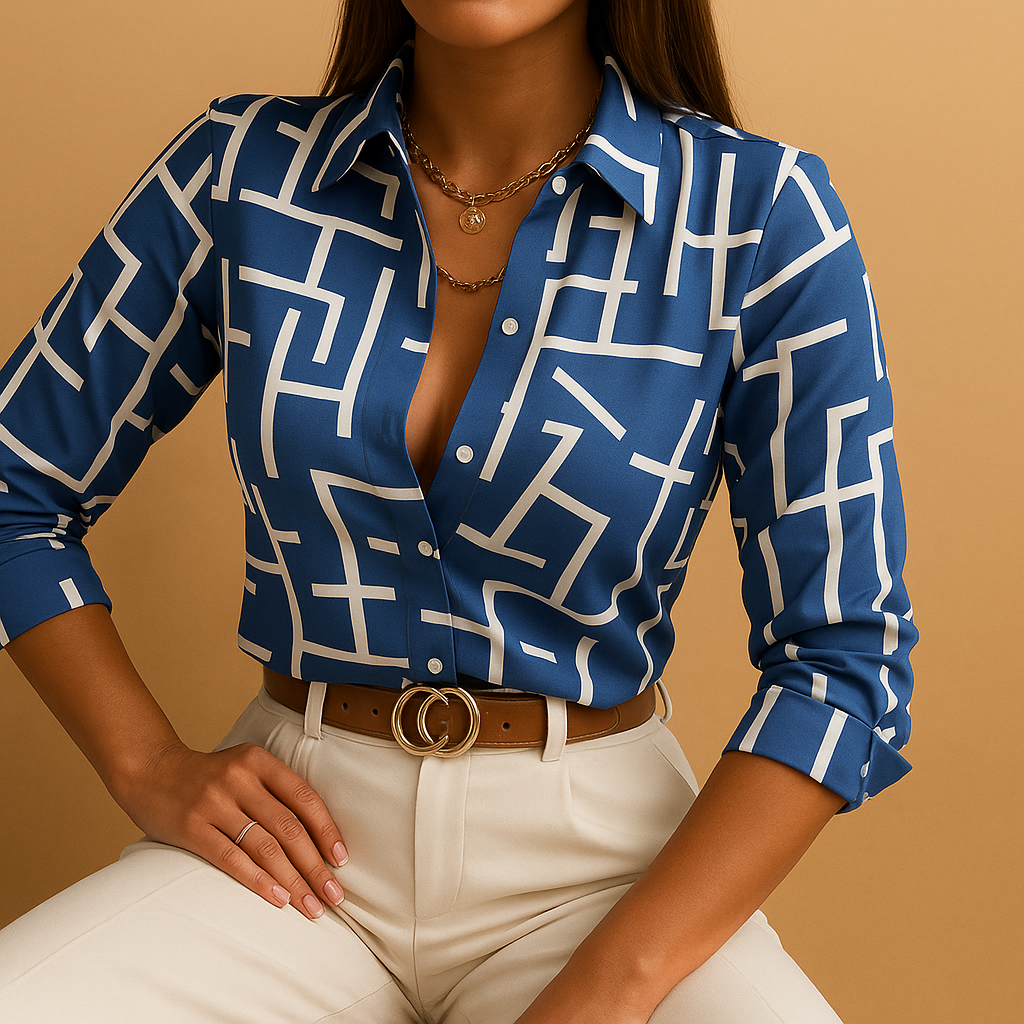 Women's Bold Print Blouse