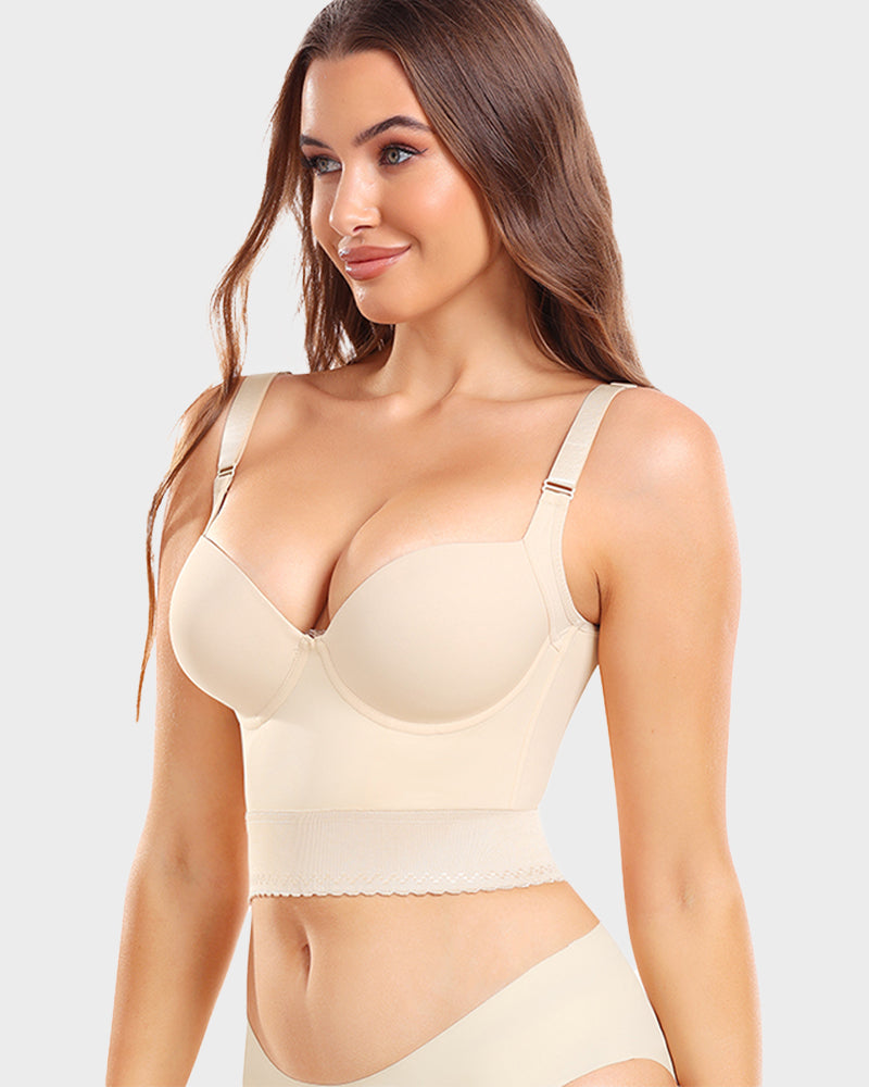 Women's Longline Padded Bra Support