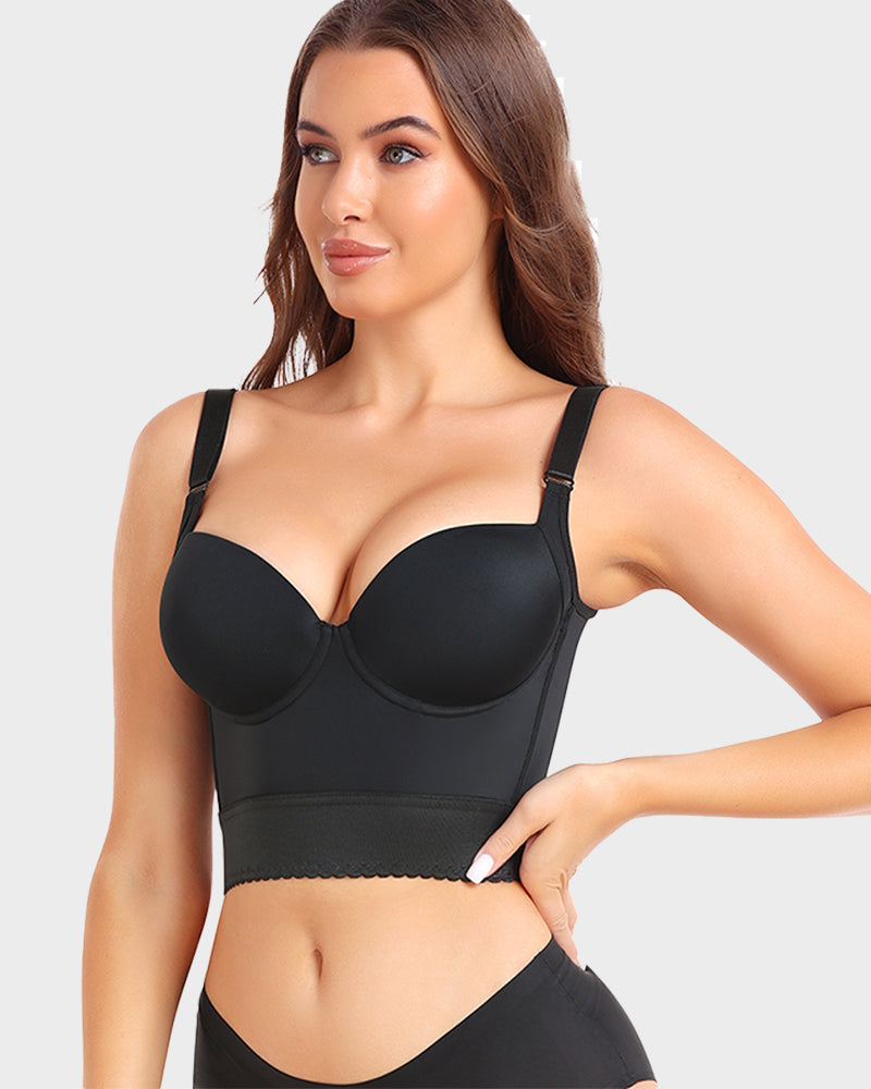 Women's Longline Padded Bra Support