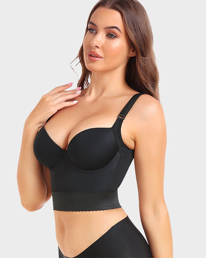 Women's Longline Padded Bra Support
