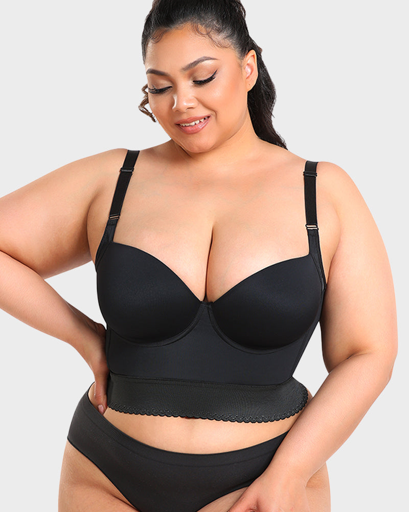 Women's Longline Padded Bra Support
