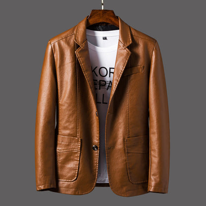 Norris Men's Leather Blazer