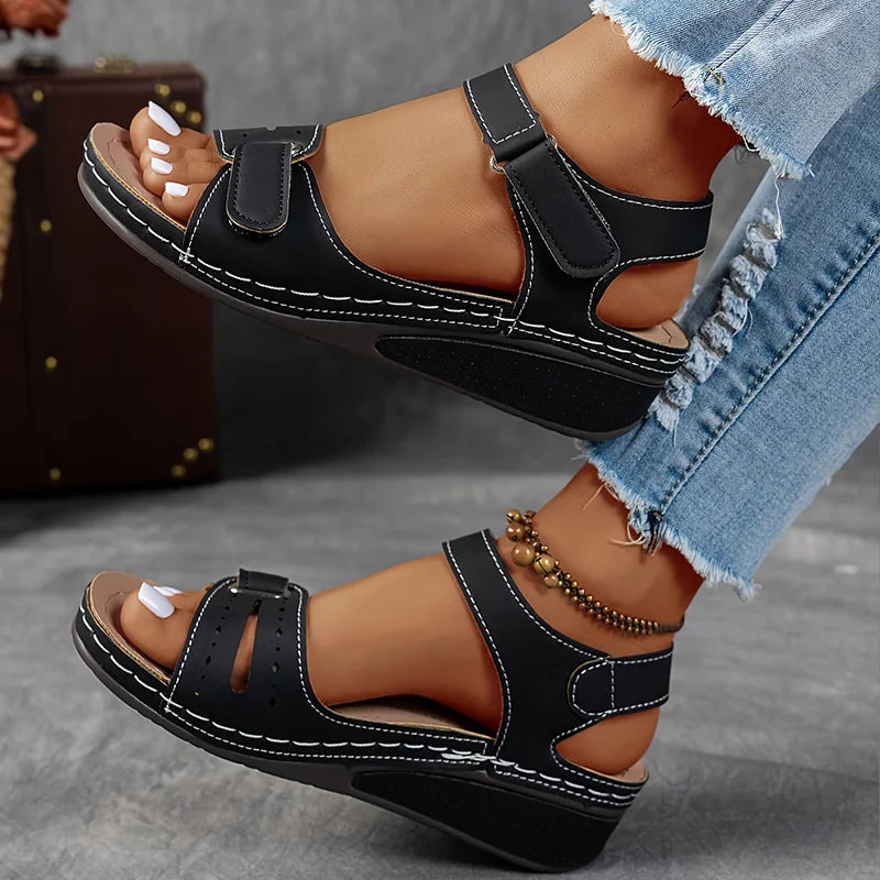 Women’s Orthopedic Adjustable Walking Sandals for Daily Support