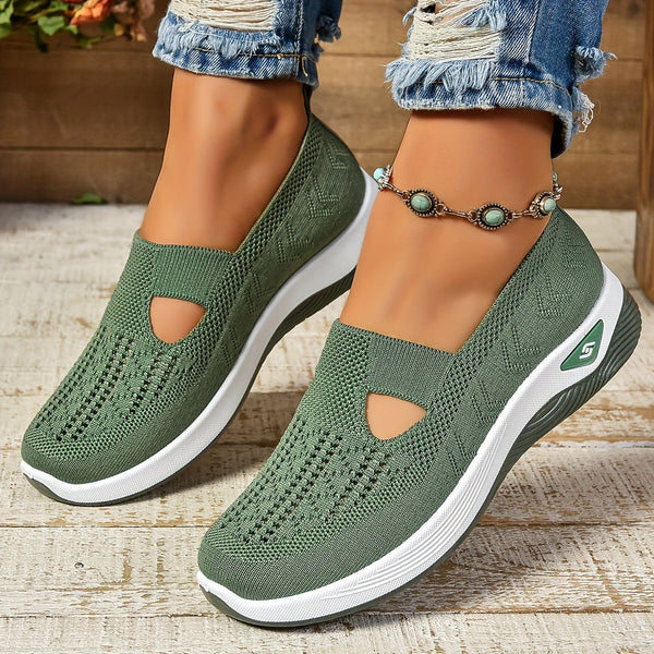 Women's Slip-On Sneakers Closed-Toe