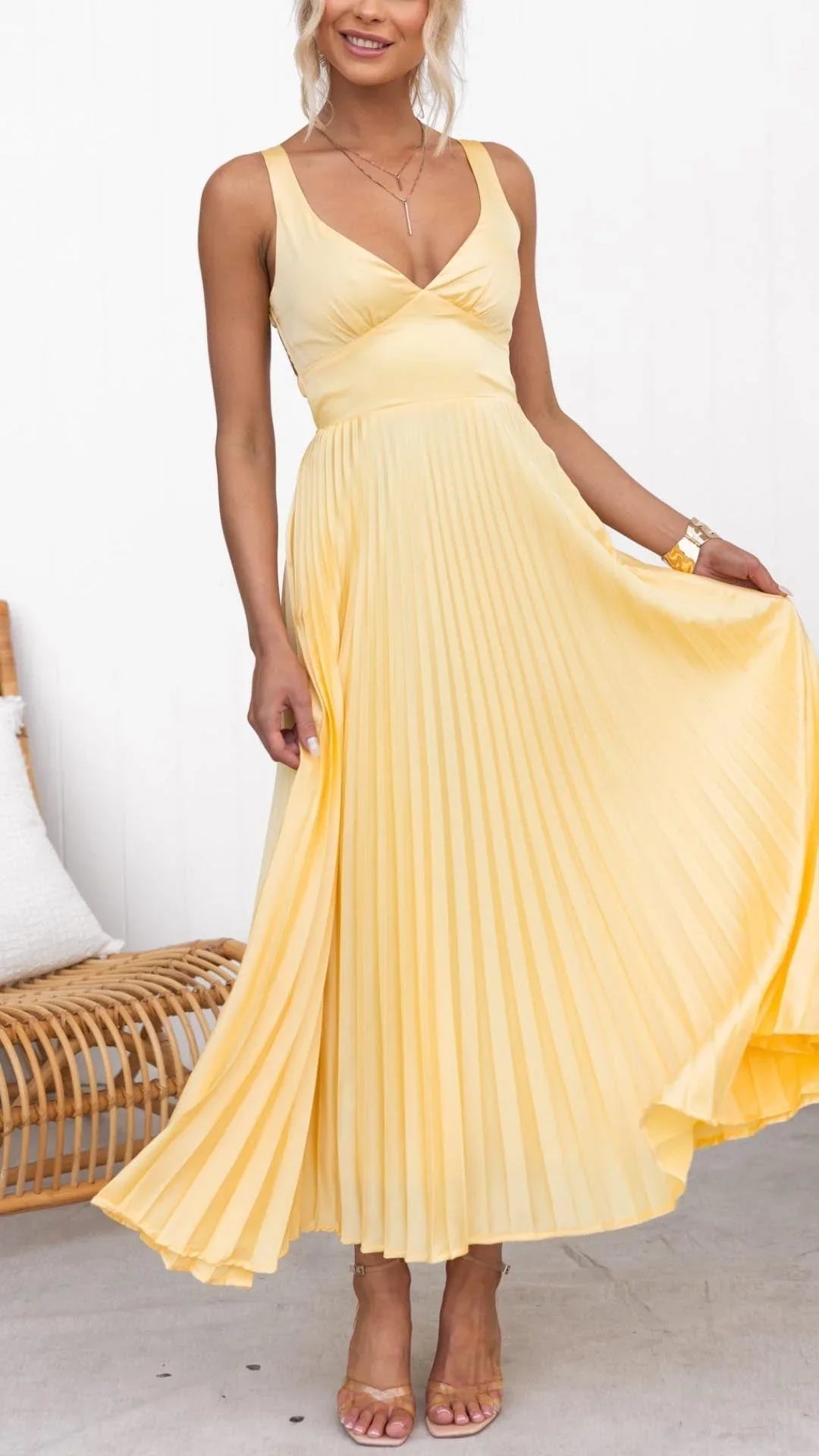 Catherine Women's Sleeveless A-Line Maxi Dress
