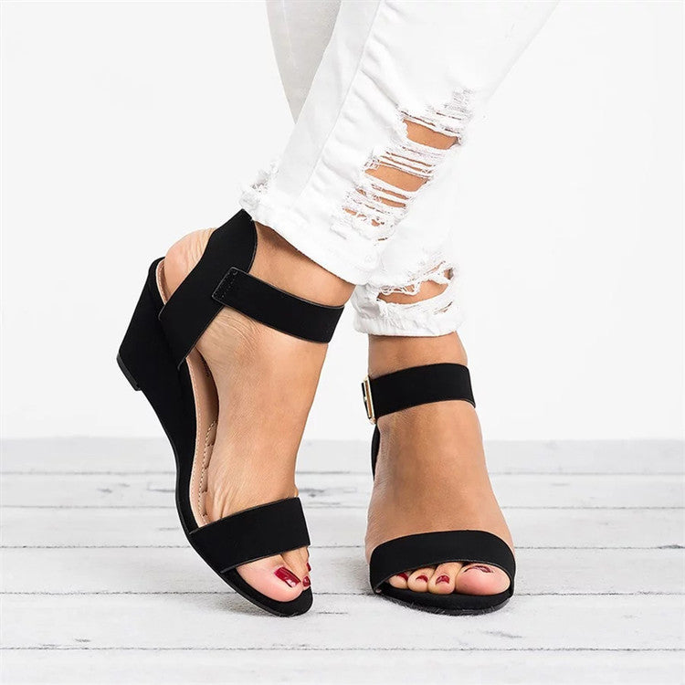 Women's Wedge Ankle Strap Sandals