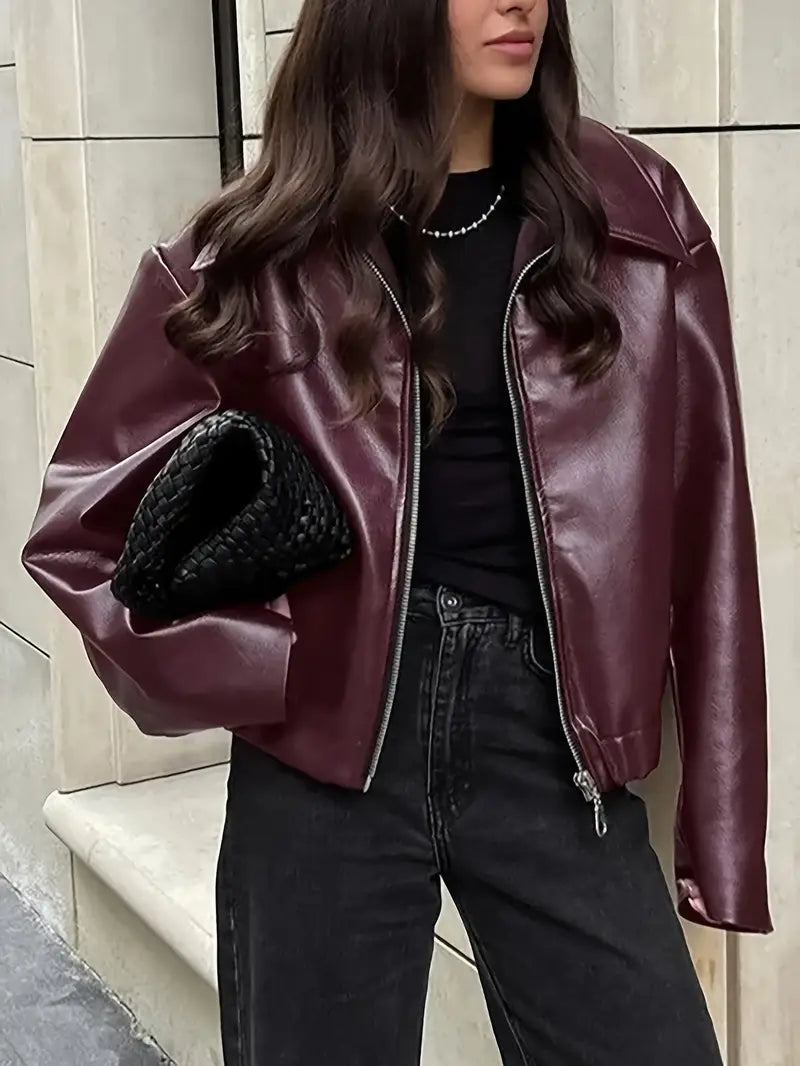 Women's Relaxed Fit Bomber Jacket