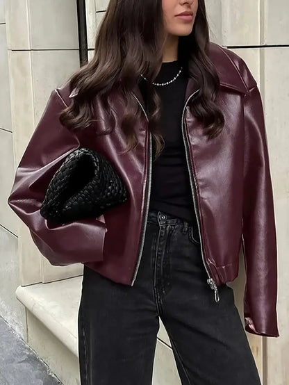 Women's Relaxed Fit Bomber Jacket