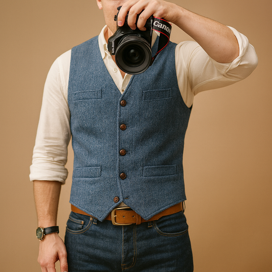 Mens Classic Vest By Leonard