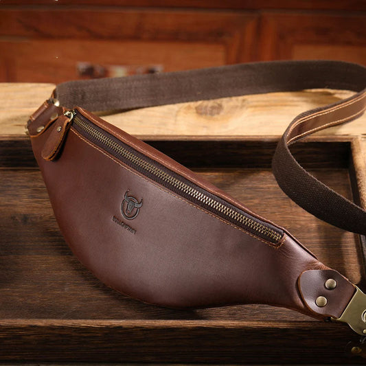 Men's Compact Belt Bag Stylish Design