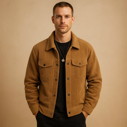 Men's Corduroy Jacket Everyday Wear