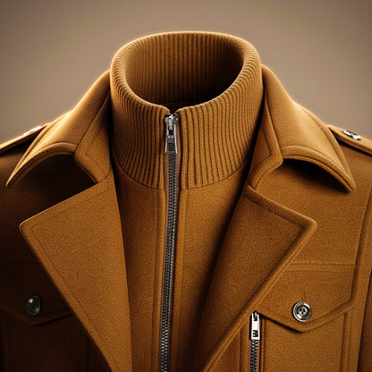 Matteo Legacy Men's Virgin Wool Overcoat