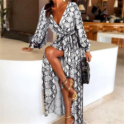 Image of Daisy | Women's Long Sleeve Wrap Maxi Dress