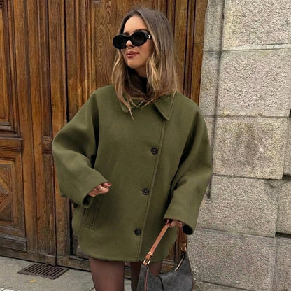 Women's Short Button Front Jacket