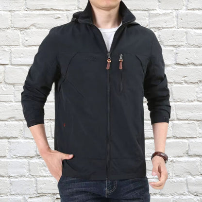 Image of Dave | Men's Hooded Full Zip Jacket