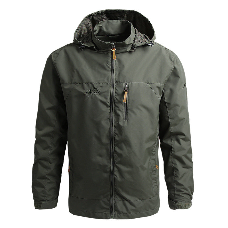 Men's Full Zip Hooded Jacket