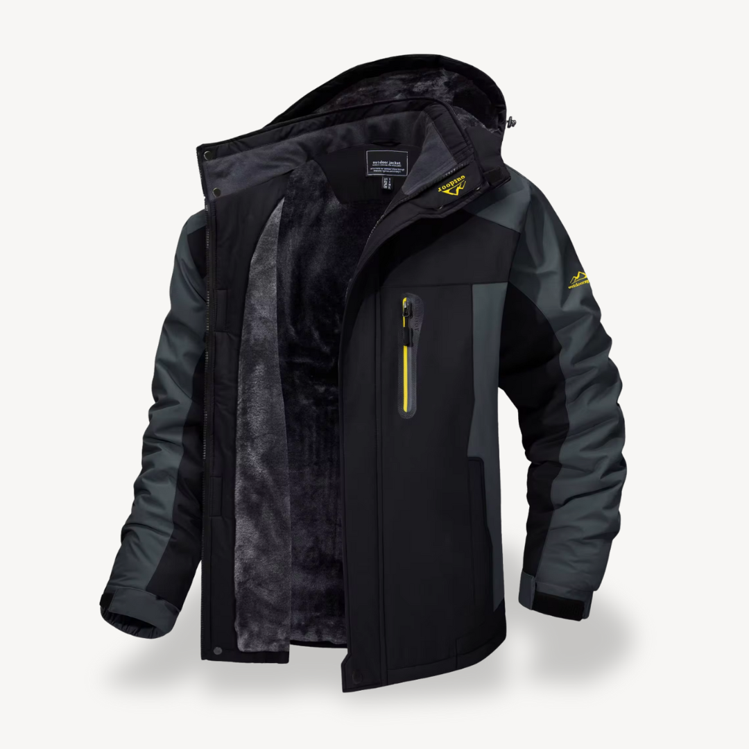 Alberto Men's Waterproof Fleece Jacket