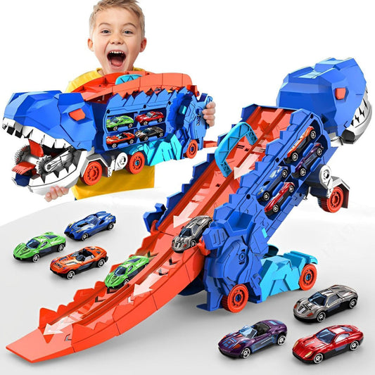 3-In-1 Dinosaur Toy Truck And Transporter
