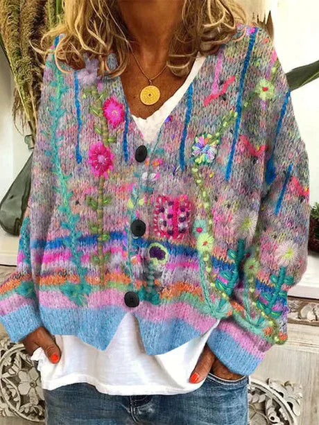 Women's Retro Cardigan