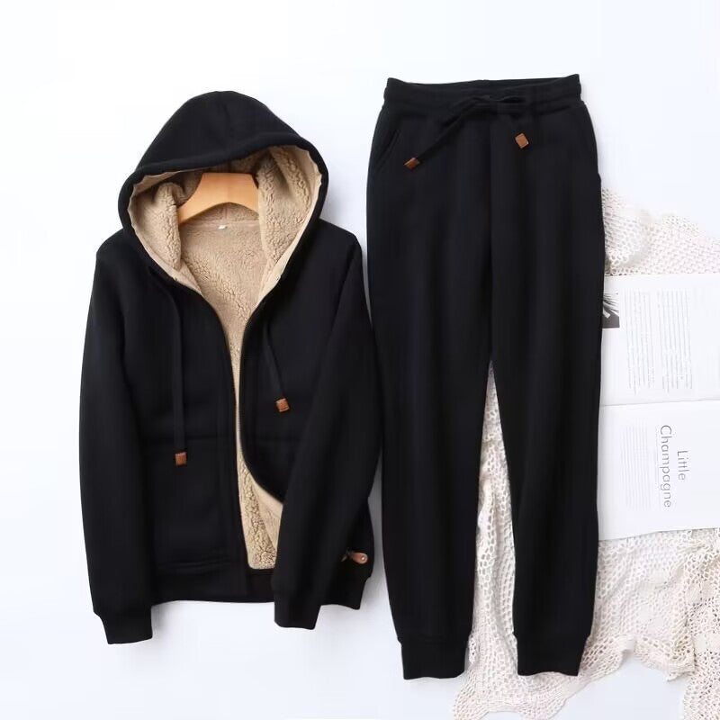 Women's Zip Up Hoodie Loungewear Set