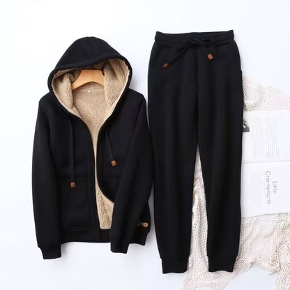 Women's Zip Up Hoodie Loungewear Set