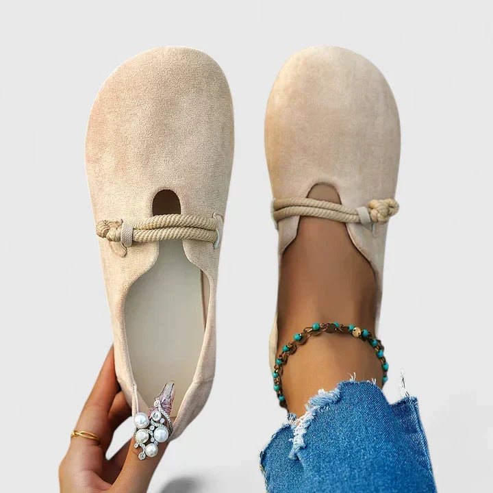 Women's Flat Slip-On Loafers Rounded Toe