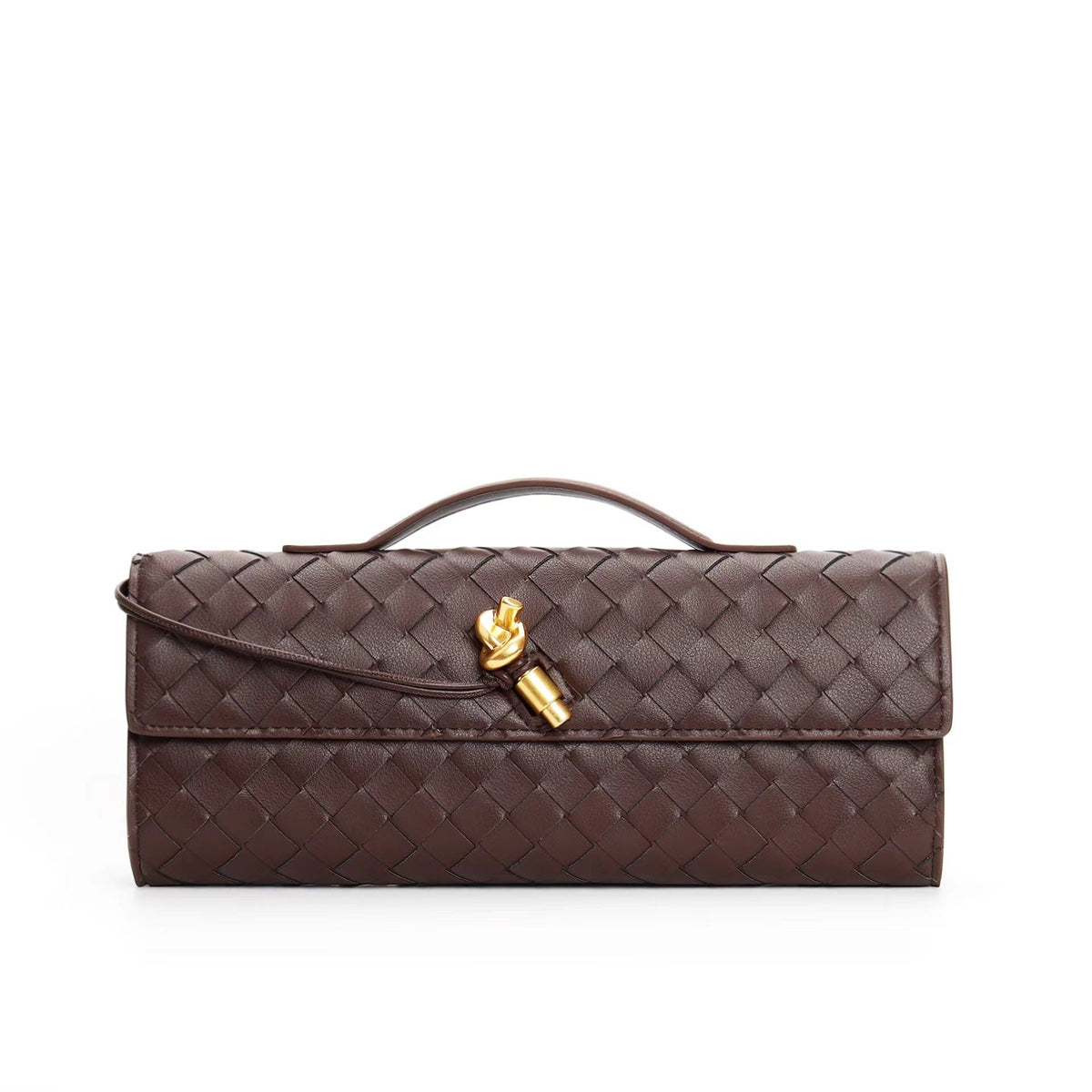 Women's Leather Backpack Braided Strap